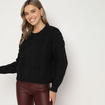 Sweter damski na zimę born2be ze sklepu: born2be.pl w kategorii: Swetry damskie - zdjęcie 054DCF2-170-2564_348419