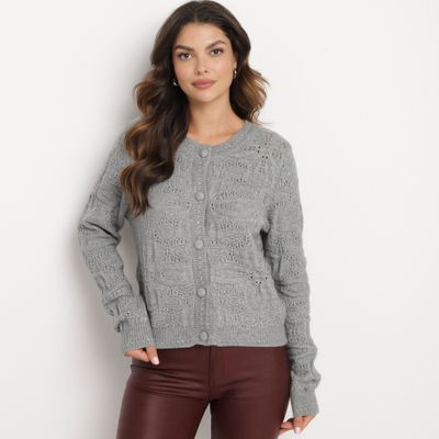 Sweter damski na zimę born2be ze sklepu: born2be.pl w kategorii: Swetry damskie - zdjęcie 054DCF2-170-2564_348421