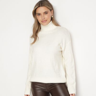 Sweter damski na zimę born2be ze sklepu: born2be.pl w kategorii: Swetry damskie - zdjęcie 054DCF2-170-2564_349203