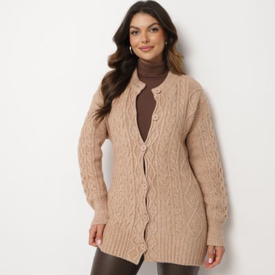 Sweter damski na zimę born2be ze sklepu: born2be.pl w kategorii: Swetry damskie - zdjęcie 054DCF2-170-2564_349226
