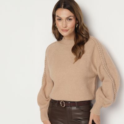 Sweter damski na zimę born2be ze sklepu: born2be.pl w kategorii: Swetry damskie - zdjęcie 054DCF2-170-2564_349602