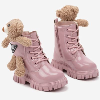 born2be - Buty zimowe dziecięce casualowy ze sklepu: born2be.pl w kategorii: Buty zimowe dziecięce - zdjęcie 054DCF2-170-2564_350119