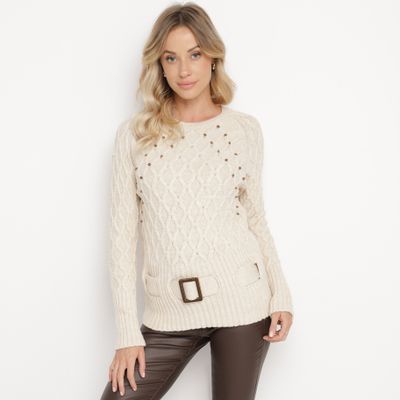 born2be - Sweter damski casual ze sklepu: born2be.pl w kategorii: Swetry damskie - zdjęcie 054DCF2-170-2564_351065