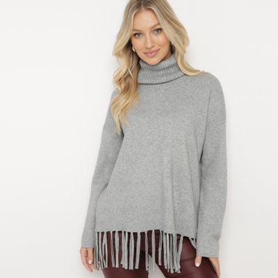 Sweter damski na zimę born2be ze sklepu: born2be.pl w kategorii: Swetry damskie - zdjęcie 054DCF2-170-2564_351567