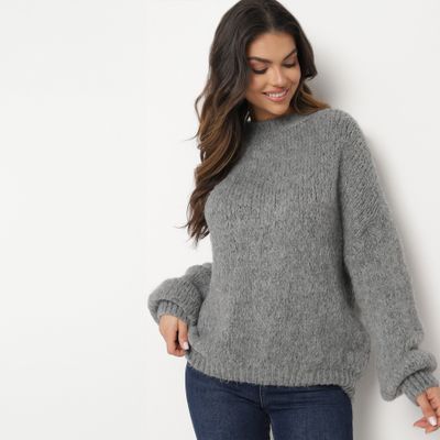 Sweter damski na zimę born2be ze sklepu: born2be.pl w kategorii: Swetry damskie - zdjęcie 054DCF2-170-2564_351913