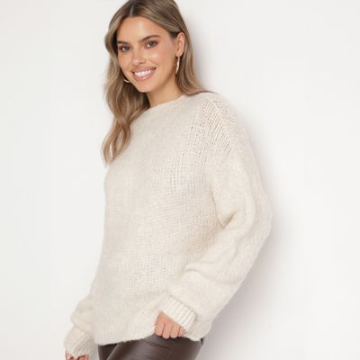 Sweter damski na zimę born2be ze sklepu: born2be.pl w kategorii: Swetry damskie - zdjęcie 054DCF2-170-2564_351922