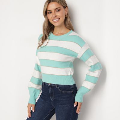 Sweter damski na zimę casual born2be ze sklepu: born2be.pl w kategorii: Swetry damskie - zdjęcie 054DCF2-170-2564_352078