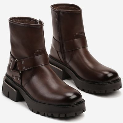 Botki casual born2be ze sklepu: born2be.pl w kategorii: Botki - zdjęcie 054DCF2-170-2564_352419