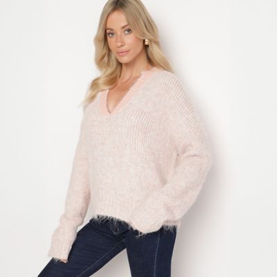Sweter damski na zimę born2be ze sklepu: born2be.pl w kategorii: Swetry damskie - zdjęcie 054DCF2-170-2564_353584