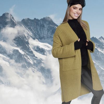 Sweter damski na zimę born2be ze sklepu: born2be.pl w kategorii: Swetry damskie - zdjęcie 054DCF2-170-2564_353771
