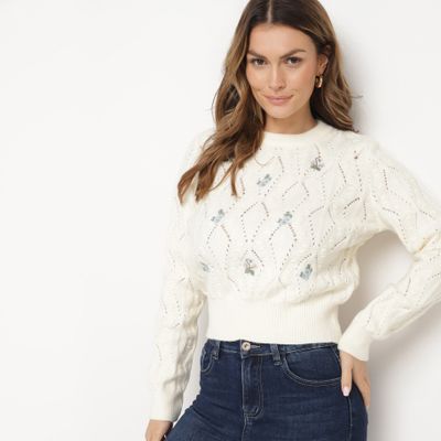 Sweter damski born2be ze sklepu: born2be.pl w kategorii: Swetry damskie - zdjęcie 054DCF2-170-2564_354318