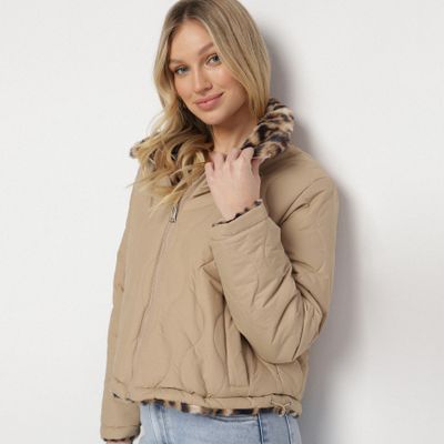 born2be - Kurtka damska casual ze sklepu: born2be.pl w kategorii: Kurtki damskie - zdjęcie 054DCF2-170-2564_355364