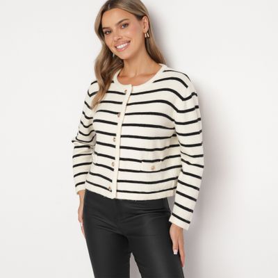 Sweter damski na zimę born2be ze sklepu: born2be.pl w kategorii: Swetry damskie - zdjęcie 054DCF2-170-2564_356201