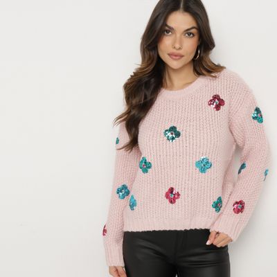 Sweter damski elegancki born2be ze sklepu: born2be.pl w kategorii: Swetry damskie - zdjęcie 054DCF2-170-2564_358118