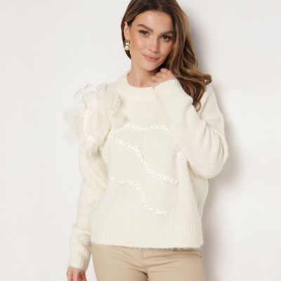 Sweter damski na zimę born2be ze sklepu: born2be.pl w kategorii: Swetry damskie - zdjęcie 054DCF2-170-2564_358368
