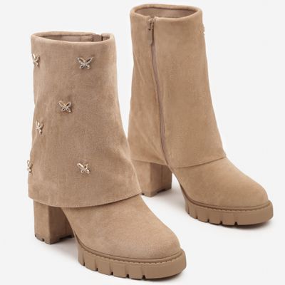 Botki letnie casual born2be ze sklepu: born2be.pl w kategorii: Botki - zdjęcie 054DCF2-170-2564_358775
