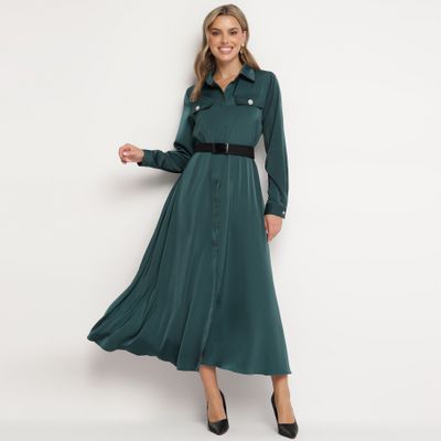 Sukienka casual na wiosnę born2be ze sklepu: born2be.pl w kategorii: Sukienki - zdjęcie 054DCF2-170-2564_359897