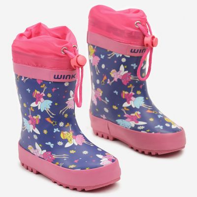 Kalosze dziecięce w abstrakcyjnym wzorze casual born2be ze sklepu: born2be.pl w kategorii: Kalosze dziecięce - zdjęcie 054DCF2-170-2564_360673
