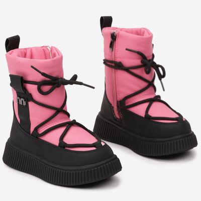 Buty zimowe dziecięce na zimę born2be ze sklepu: born2be.pl w kategorii: Buty zimowe dziecięce - zdjęcie 054DCF2-170-2564_361650