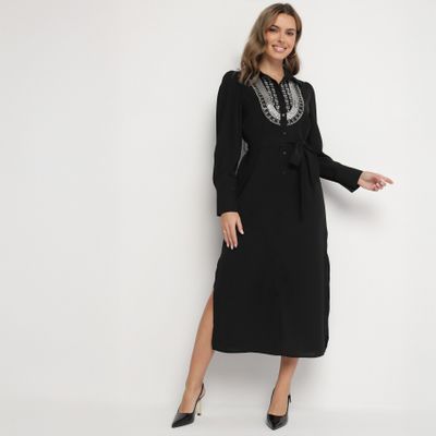 Sukienka casual jesienna born2be ze sklepu: born2be.pl w kategorii: Sukienki - zdjęcie 054DCF2-170-2564_366344