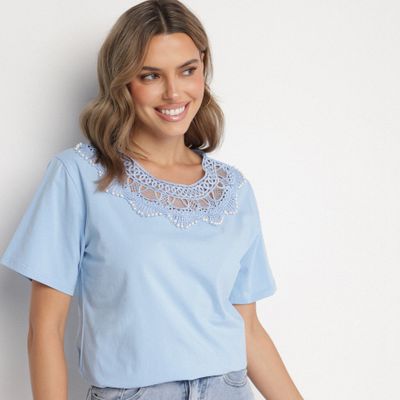 Bluzka damska na wiosnę casual born2be ze sklepu: born2be.pl w kategorii: Bluzki damskie - zdjęcie 054DCF2-170-2564_371328