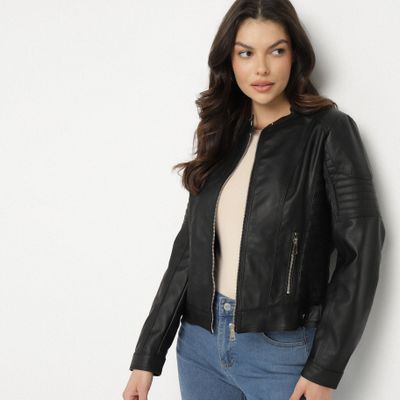 born2be - Kurtka damska jesienna casual ze sklepu: born2be.pl w kategorii: Kurtki damskie - zdjęcie 054DCF2-170-2564_372739