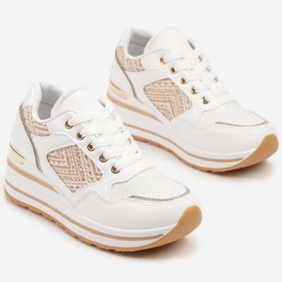 Buty sportowe damskie wiosenne born2be ze sklepu: born2be.pl w kategorii: Buty sportowe damskie - zdjęcie 054DCF2-170-2564_374273