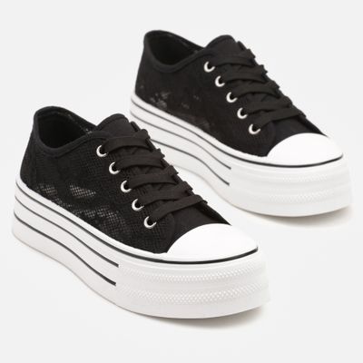 Trampki damskie casual born2be ze sklepu: born2be.pl w kategorii: Trampki damskie - zdjęcie 054DCF2-170-2564_375202