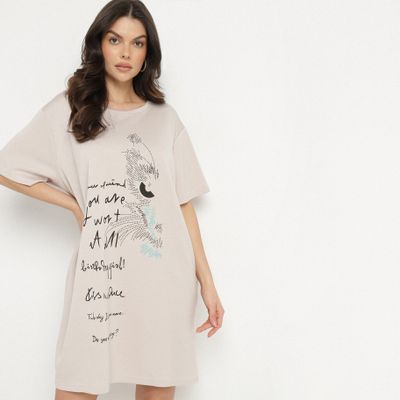 Sukienka casual na wiosnę born2be ze sklepu: born2be.pl w kategorii: Sukienki - zdjęcie 054DCF2-170-2564_375373