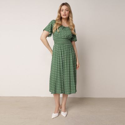 born2be - Sukienka casual na wiosnę ze sklepu: born2be.pl w kategorii: Sukienki - zdjęcie 054DCF2-170-2564_376379