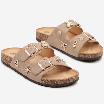 born2be - Klapki damskie boho ze sklepu: born2be.pl w kategorii: Klapki damskie - zdjęcie 054DCF2-170-2564_377219