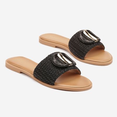 born2be - Klapki damskie boho ze sklepu: born2be.pl w kategorii: Klapki damskie - zdjęcie 054DCF2-170-2564_377841