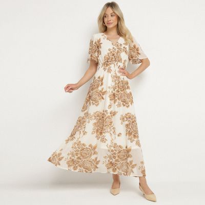 Sukienka w stylu boho born2be ze sklepu: born2be.pl w kategorii: Sukienki - zdjęcie 054DCF2-170-2564_385785