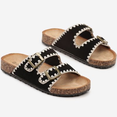 Klapki damskie letnie w stylu boho born2be ze sklepu: born2be.pl w kategorii: Klapki damskie - zdjęcie 054DCF2-170-2564_386359