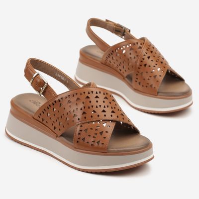 Sandały damskie casual born2be ze sklepu: born2be.pl w kategorii: Sandały damskie - zdjęcie 054DCF2-170-2564_387964