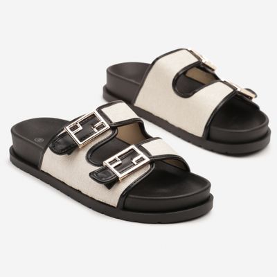 Klapki damskie casual born2be ze sklepu: born2be.pl w kategorii: Klapki damskie - zdjęcie 054DCF2-170-2564_389144