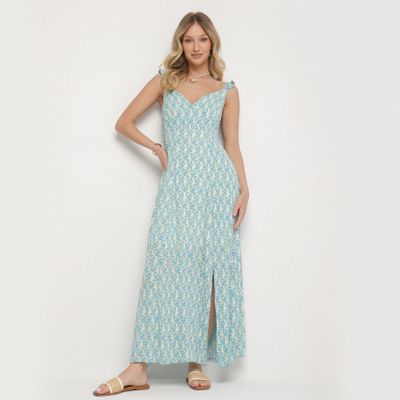 Sukienka w stylu boho born2be ze sklepu: born2be.pl w kategorii: Sukienki - zdjęcie 054DCF2-170-2564_389158