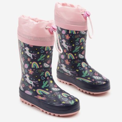 Kalosze dziecięce na wiosnę born2be ze sklepu: born2be.pl w kategorii: Kalosze dziecięce - zdjęcie 054DCF2-170-2564_389818