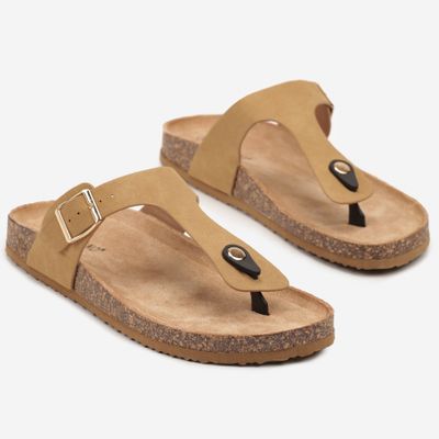 born2be - Klapki damskie casual ze sklepu: born2be.pl w kategorii: Klapki damskie - zdjęcie 054DCF2-170-2564_392646