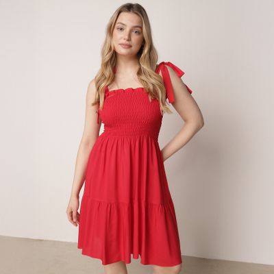Sukienka na lato elegancka born2be ze sklepu: born2be.pl w kategorii: Sukienki - zdjęcie 054DCF2-170-2564_393999