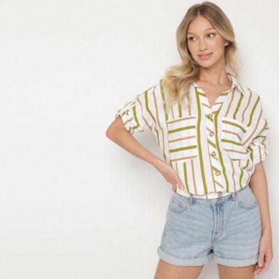 Koszula damska casual born2be ze sklepu: born2be.pl w kategorii: Koszule damskie - zdjęcie 054DCF2-170-2564_394551