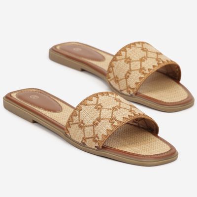 Klapki damskie w stylu boho born2be ze sklepu: born2be.pl w kategorii: Klapki damskie - zdjęcie 054DCF2-170-2564_396703