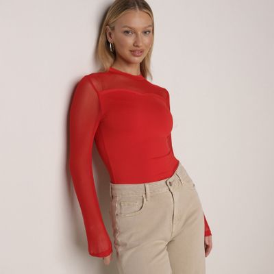 Bluzka damska na zimę born2be ze sklepu: born2be.pl w kategorii: Bluzki damskie - zdjęcie 054DCF2-170-2564_398442