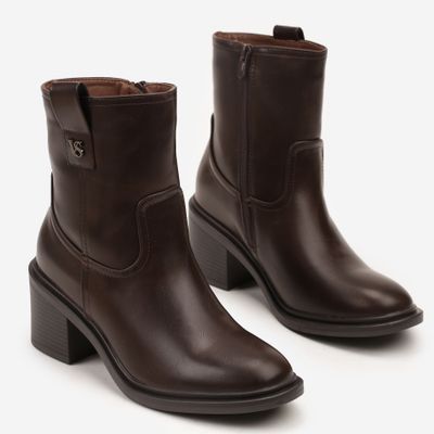 born2be - Botki casual ze sklepu: born2be.pl w kategorii: Botki - zdjęcie 054DCF2-170-2564_398817