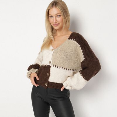Sweter damski casual zimowy born2be ze sklepu: born2be.pl w kategorii: Swetry damskie - zdjęcie 054DCF2-170-2564_400134