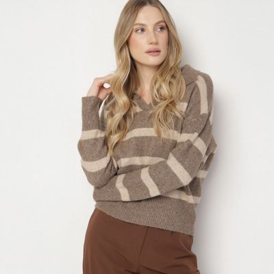 Sweter damski na zimę born2be ze sklepu: born2be.pl w kategorii: Swetry damskie - zdjęcie 054DCF2-170-2564_400927