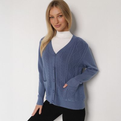 Sweter damski na zimę born2be ze sklepu: born2be.pl w kategorii: Swetry damskie - zdjęcie 054DCF2-170-2564_401096