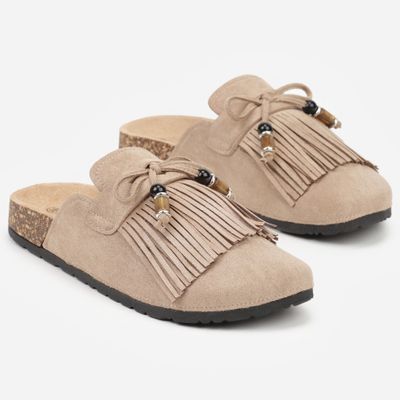 Klapki damskie w stylu boho born2be ze sklepu: born2be.pl w kategorii: Klapki damskie - zdjęcie 054DCF2-170-2564_402121