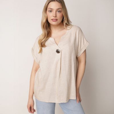 Bluzka damska casual born2be ze sklepu: born2be.pl w kategorii: Bluzki damskie - zdjęcie 054DCF2-170-2564_406112