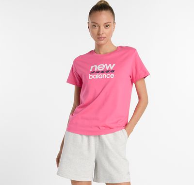 Bluzka damska młodzieżowa New Balance ze sklepu: New Balance Poland w kategorii: Bluzki damskie - zdjęcie 08F3FC-30B-10813_3214373